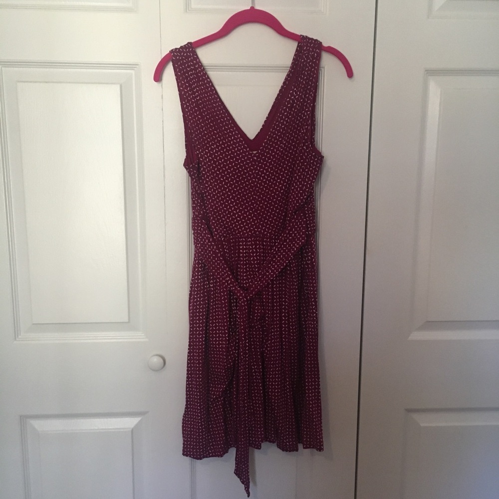 LOFT Polka Dot Swing Dress